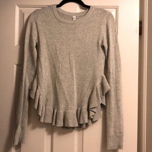 Grey sweater with pretty details